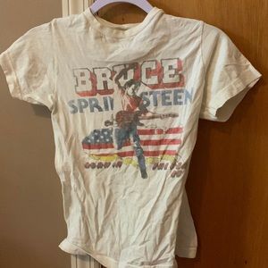 Bruce Springsteen cream t-shirt, size XS from Bruce Springsteen